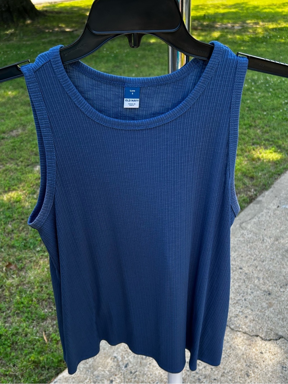 Old Navy Luxe Navy Tank Top